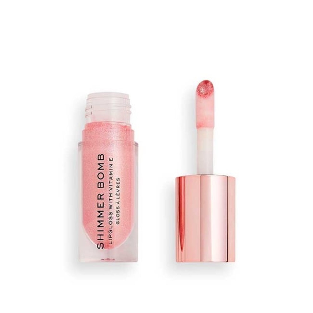 Revolution Shimmer Bomb Lip Gloss - Glimmer Nude